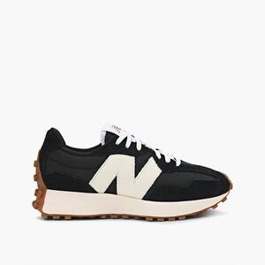 NEW BALANCE 327 Black & White Sneakers